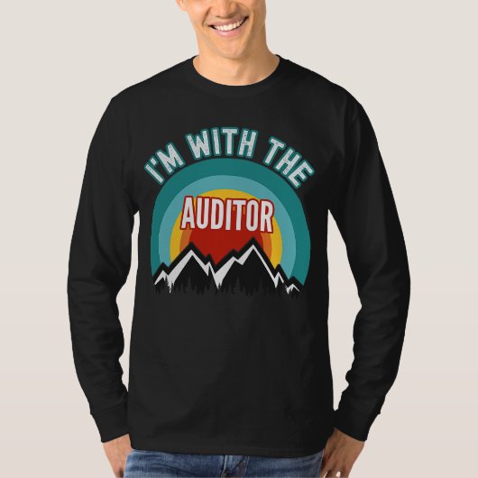 Ik ben bij de accountant t-shirt (Voorkant)