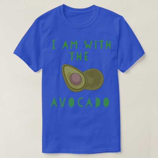 Ik ben bij de avocado 5 t-shirt (Design voorkant)
