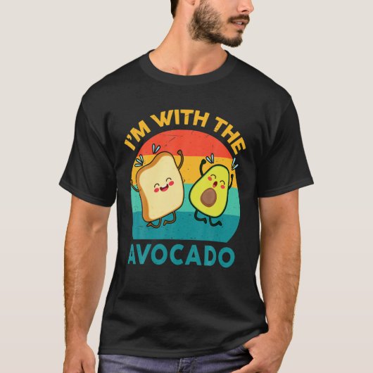 Ik ben bij de Avocado Kinder Baby Toast Costume T-shirt (Voorkant)