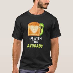 Ik ben bij de Avocado Toast Easy Halloween Matchin T-shirt