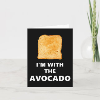 Ik ben bij de Avocado Toast Halloween Costume Kaart