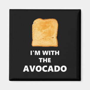 Ik ben bij de Avocado Toast Halloween Costume Magneet
