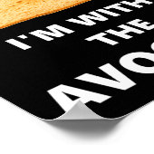 Ik ben bij de Avocado Toast Halloween Costume Poster (Hoek)