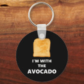 Ik ben bij de Avocado Toast Halloween Costume Sleutelhanger (Voorkant)