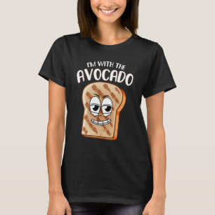 Ik ben bij de Avocado Toast Halloween Costume T-shirt