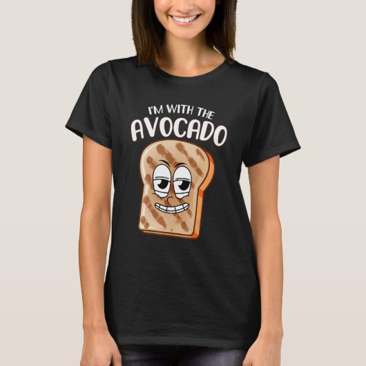Ik ben bij de Avocado Toast Halloween Costume T-shirt (Voorkant)