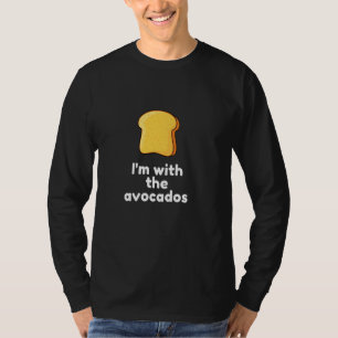 Ik ben bij de Avocados Funny Easy Lazy Halloween C T-shirt