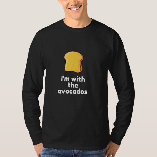 Ik ben bij de Avocados Funny Easy Lazy Halloween C T-shirt (Voorkant)