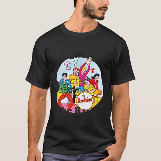 Ik ben bij de band Archie Comics T-shirt (Voorkant)