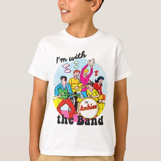 Ik ben bij de band Archie Comics T-shirt (Voorkant)