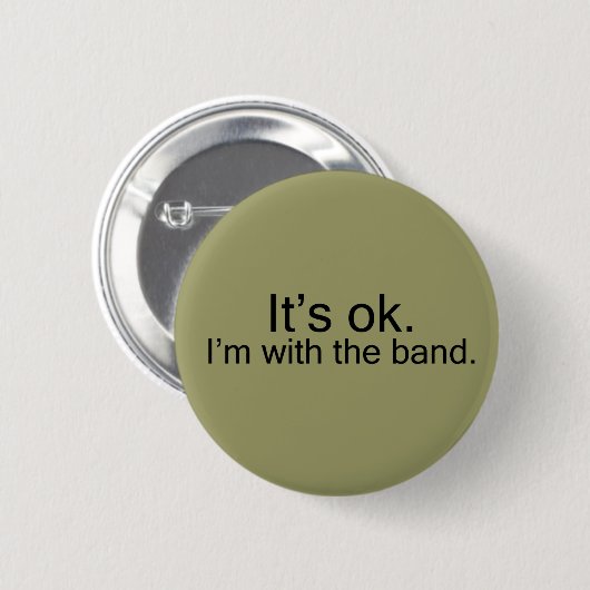 Ik ben bij de Band Button (Voorkant /achterkant)