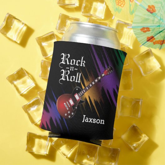 Ik ben bij de Band - DIY Name - Red Guitar Blikjeskoeler (Insitu Zomer)