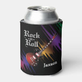 Ik ben bij de Band - DIY Name - Red Guitar Blikjeskoeler (Blikje Voorkant)