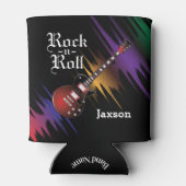 Ik ben bij de Band - DIY Name - Red Guitar Blikjeskoeler (Achterkant)