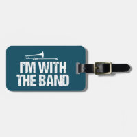 Ik ben bij de Band Funny Trombone Player