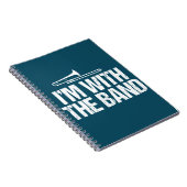 Ik ben bij de Band Funny Trombone Player Notitieboek (Rechterzijde)