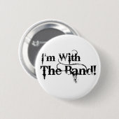 Ik ben bij de band! ronde button 5,7 cm (Voorkant /achterkant)