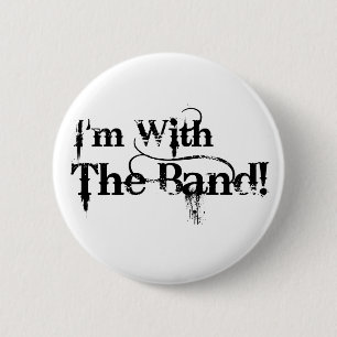 Ik ben bij de band! ronde button 5,7 cm