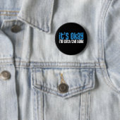Ik ben bij de band ronde button 5,7 cm (In situ)