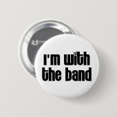 Ik ben bij de Band Ronde Button 5,7 Cm (Voorkant /achterkant)