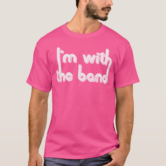 Ik ben bij de band t-shirt (Voorkant)