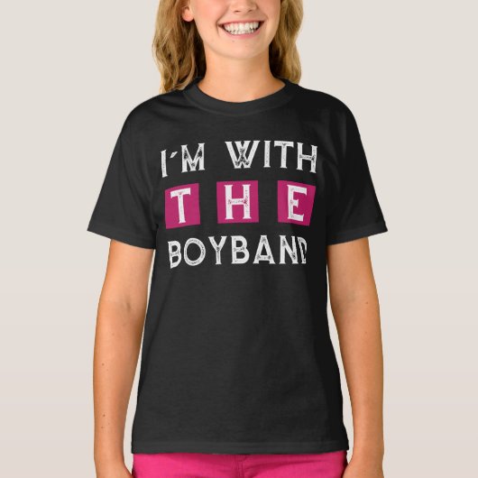 Ik ben bij de band t-shirt (Voorkant)