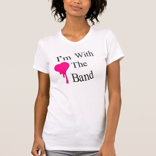 Ik ben bij de band t-shirt (Voorkant)