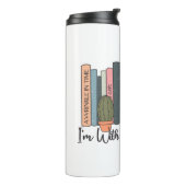 Ik ben bij de Banned - Banned Books Week Thermosbeker (Gedraaid links)