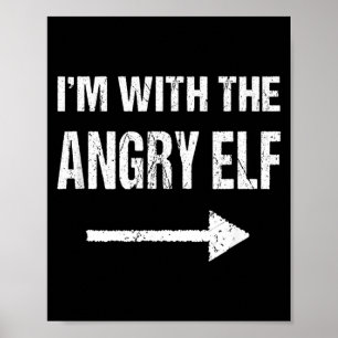Ik ben bij de boze elf Halloween Poster