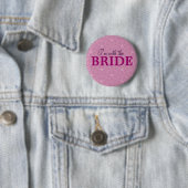 Ik ben bij de bride badge _Hen & Bacherolette part Ronde Button 5,7 Cm (In situ)