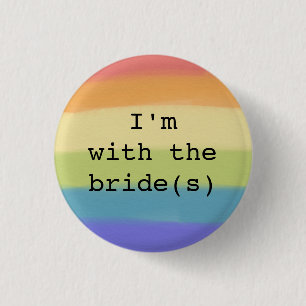 Ik ben bij de Button-Gay Pride Flag Design van de  Ronde Button 3,2 Cm