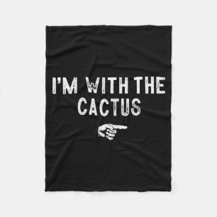 Ik ben bij de cactus bijpassende luie kostuum Hall Fleece Deken