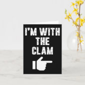 Ik ben bij de Clam Fun Easy Playful Halloween Cost Kaart (Gele Bloem)
