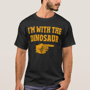 Ik ben bij de Dinosaur die Halloween Costume aanpa T-shirt