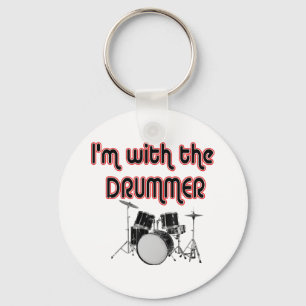 IK BEN BIJ DE DRUMMER SLEUTELHANGER