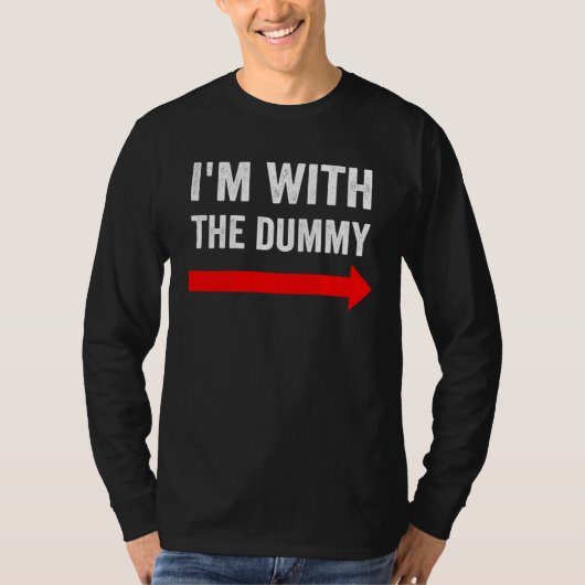 Ik ben bij de dummy poppenspeler t-shirt (Voorkant)