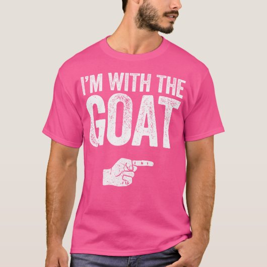 Ik ben bij de Goat Matching T-shirt (Voorkant)