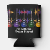 Ik ben bij de Guitar Player Blikjeskoeler (Achterkant)
