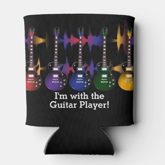 Ik ben bij de Guitar Player Blikjeskoeler (Achterkant)