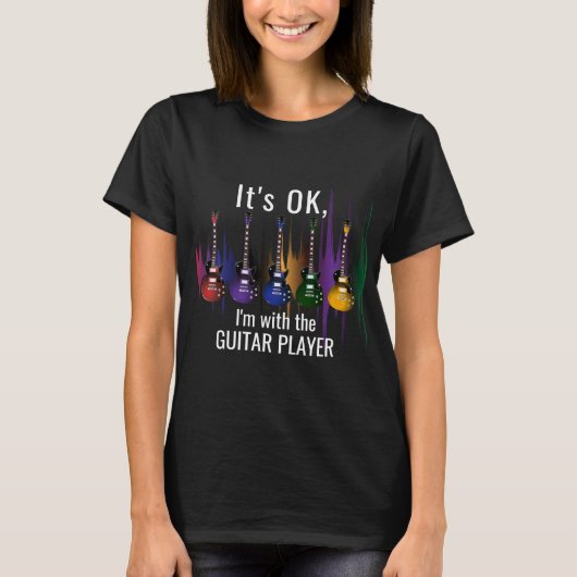 Ik ben bij de Guitar Player. T-shirt (Voorkant)