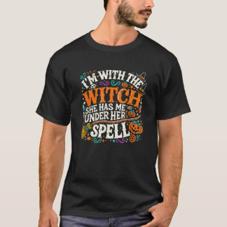 Ik ben bij de heks die ze me in haar ban heeft geg t-shirt