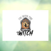 Ik Ben Bij De Heks Vintage Halloween Raamsticker (Vel 3)