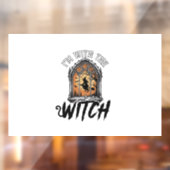 Ik Ben Bij De Heks Vintage Halloween Raamsticker (Vel 2)