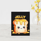 Ik ben bij de Jelly Grappige bijpassende koppels S Kaart (Gele Bloem)