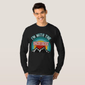 Ik ben bij de oncoloog t-shirt (Voorkant volledig)