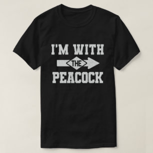 Ik ben bij de Peacock Matching Halloween Costume T-shirt