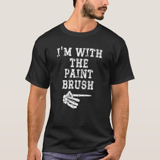Ik ben bij de Penseelparen van de Penseel van de V T-shirt (Voorkant)