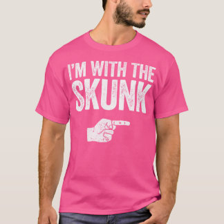 Ik ben bij de Skunk Matching Skunk T-shirt