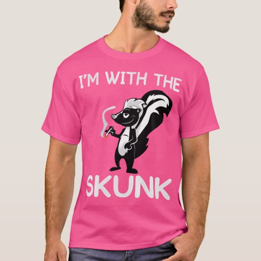 Ik ben bij de Skunk Party Matching T-shirt (Voorkant)