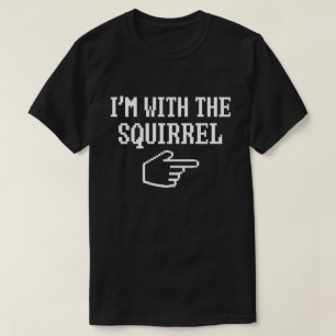 Ik ben bij de Squirrel Funny Couple Halloween T-shirt